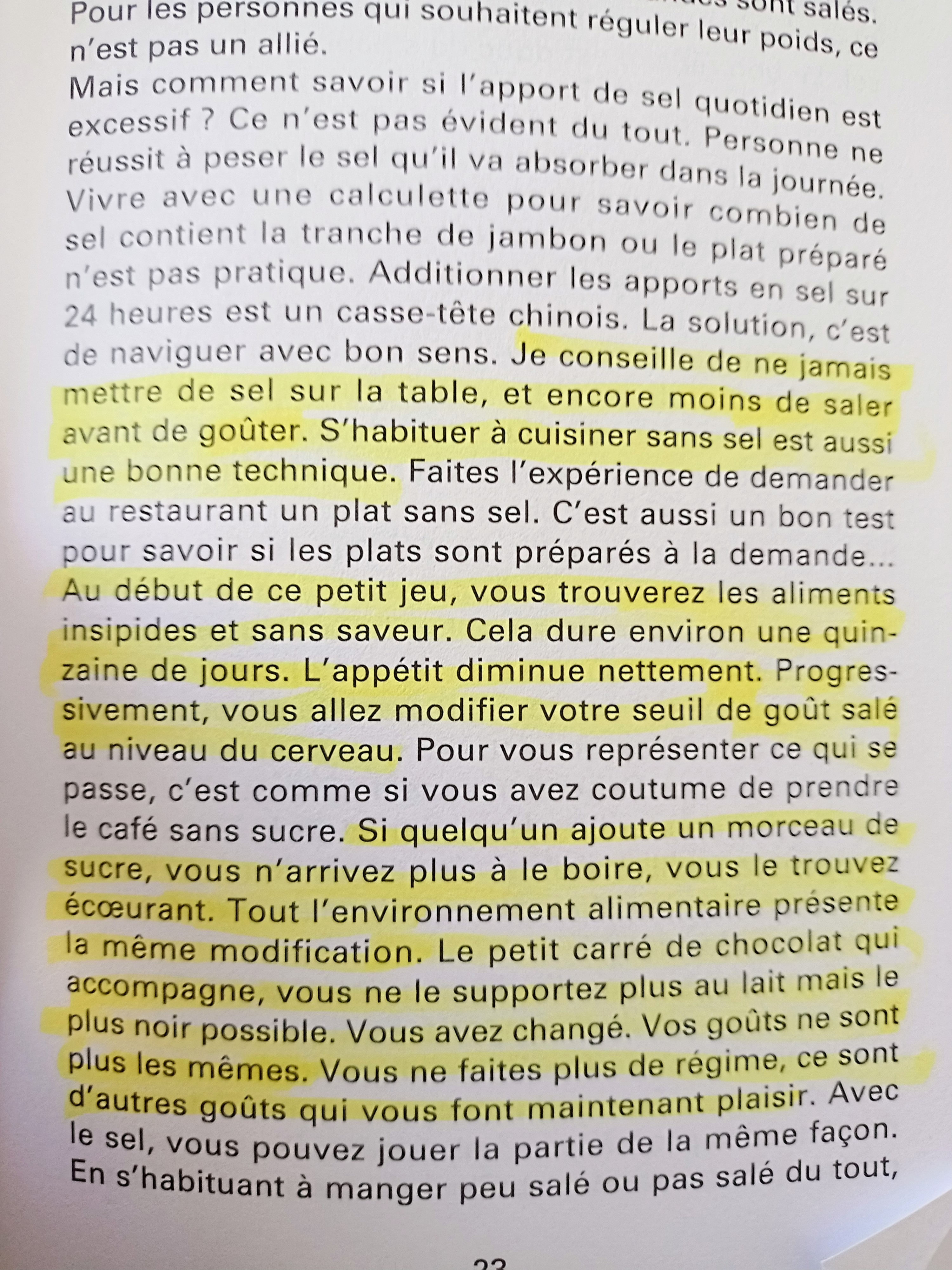 Tenir le goût 👄
