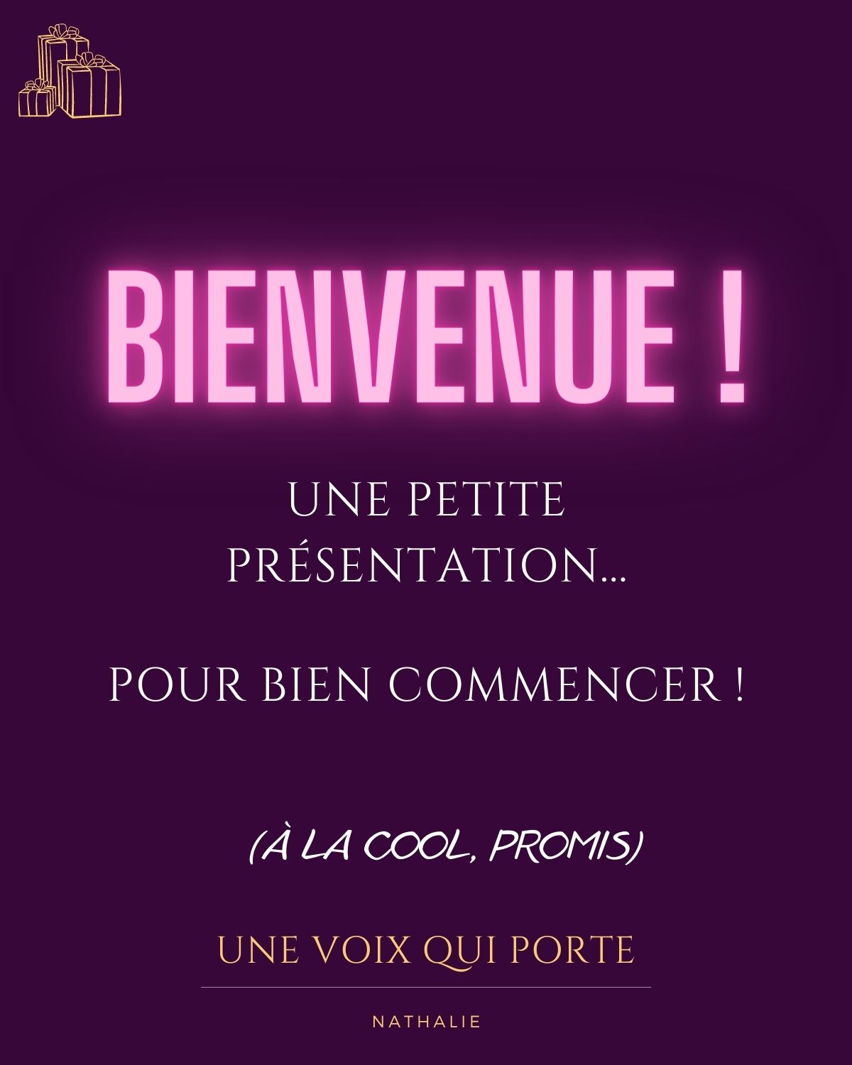 Je me présente (enfin !)